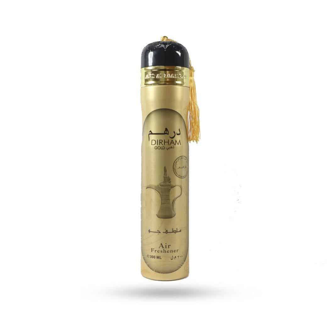 Dirham Gold 300ml Air Freshener by Ard Al Zaafaran(Pack of 12)