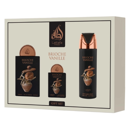3P Giftset Brioche Vanille by Lattafa Pride