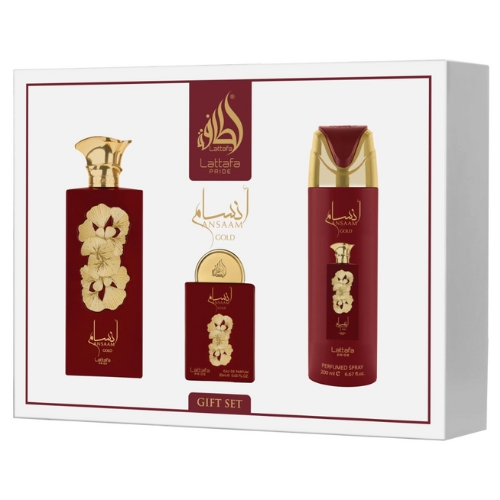 3P Giftset Ansaam Gold by Lattafa Pride