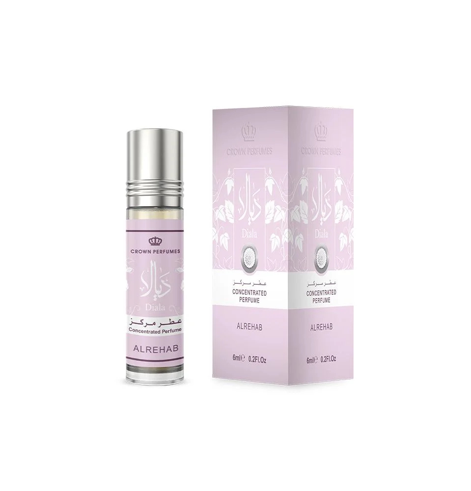 Pack of 6 - Diala  6ml Perfume Oil by Al Rehab
