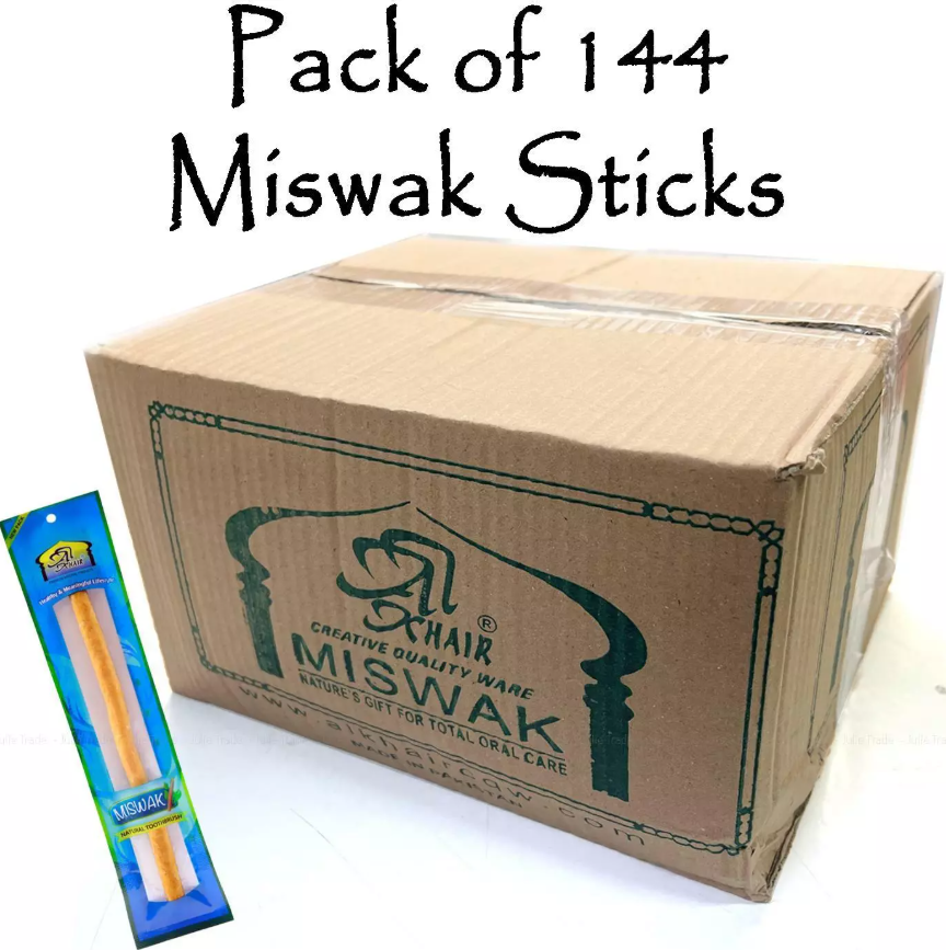 Miswaak Siwak 8"Peelu by Al Khair - Pack of 144