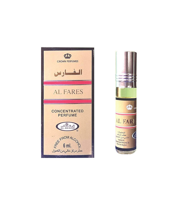 Pack of 6 - Al Fares  6ml Perfume Oil by Al Rehab