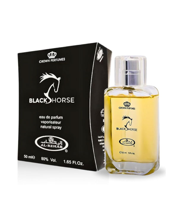 Pack of 6 - Black Horse  50ml Perfume by Al Rehab