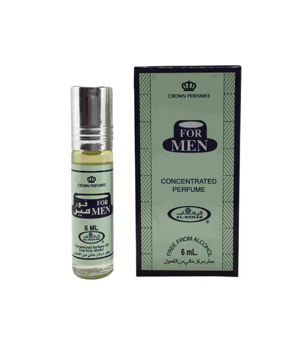 Pack of 6 - For Men  6ml Perfume Oil by Al Rehab