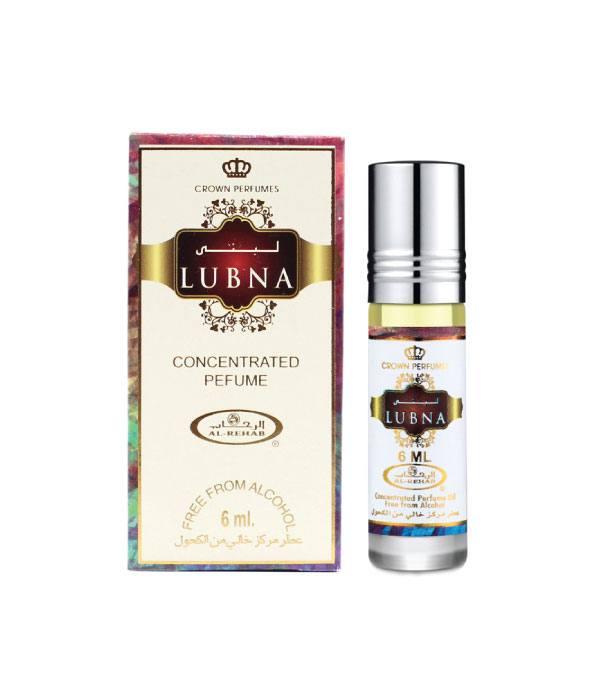 Pack of 6 - Lubna  6ml Perfume Oil by Al Rehab