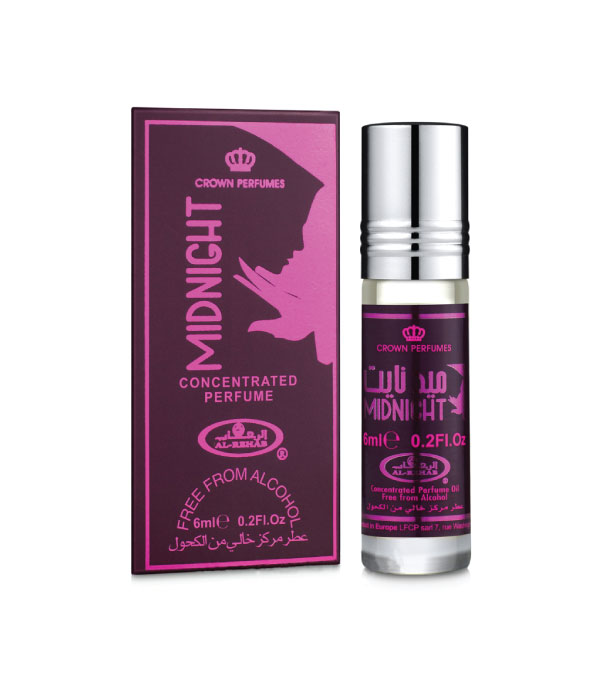 Pack of 6 - Midnight  6ml Perfume Oil by Al Rehab